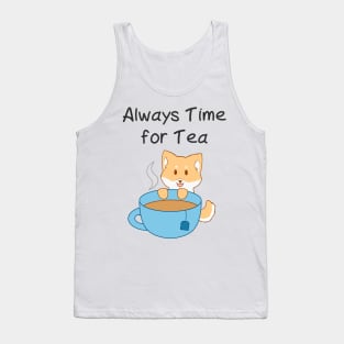 Shiba Inu Tea Time Tank Top